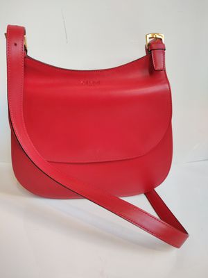 Celine red leather bag