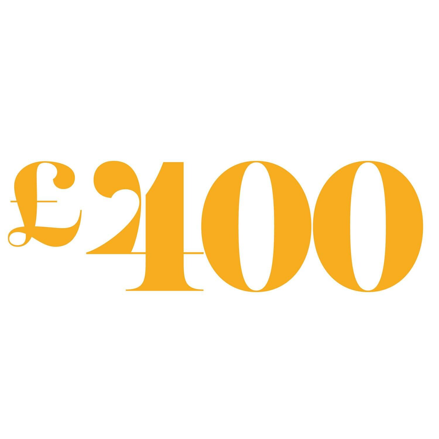 £400 KatieNicePortraits Gift Voucher