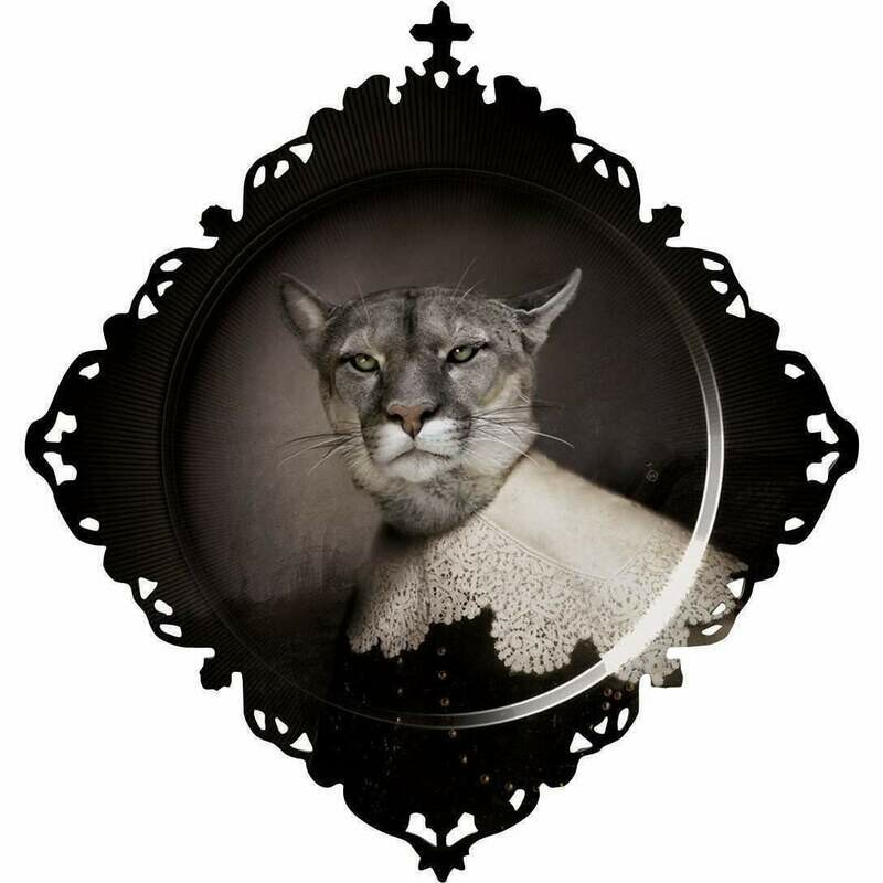 Galerie De Portraits Round Tray Urbin - Ibride