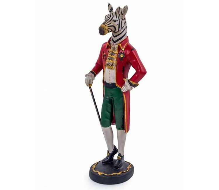 Large Gentry Standing Zebra  Bust