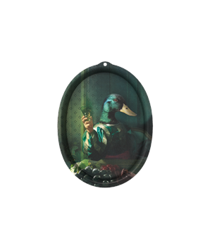Galerie De Portraits Oval Tray - Achille - Ibride 