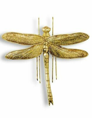 Medium Hanging Dragonfly in Gold