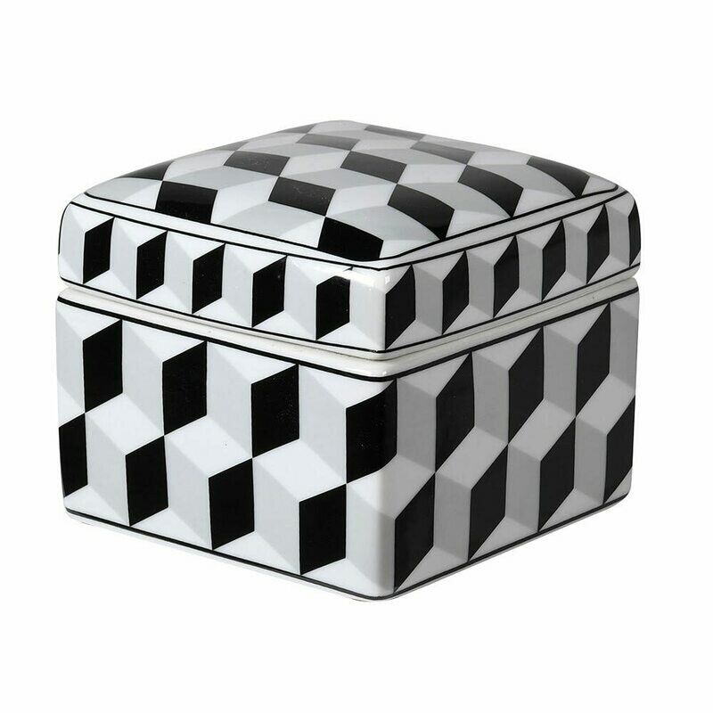 Cubist Trinket Jar