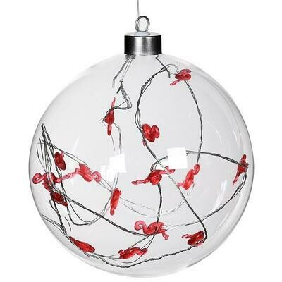 Flamingo Lights In Bauble