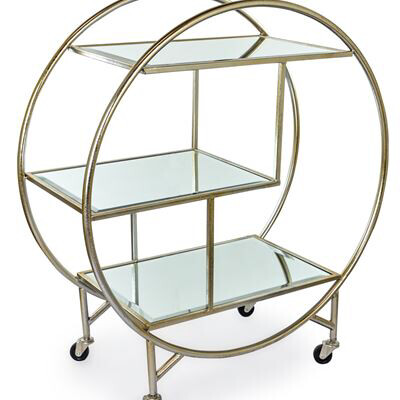 Antique Silver Drinks Trolley