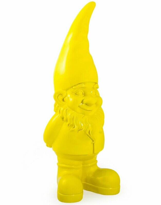Giant Bright Yellow Gnome 85cm