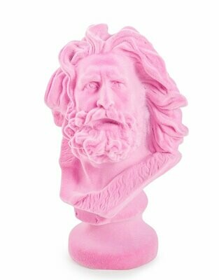 Pink Flock Marseilles Bust Figure