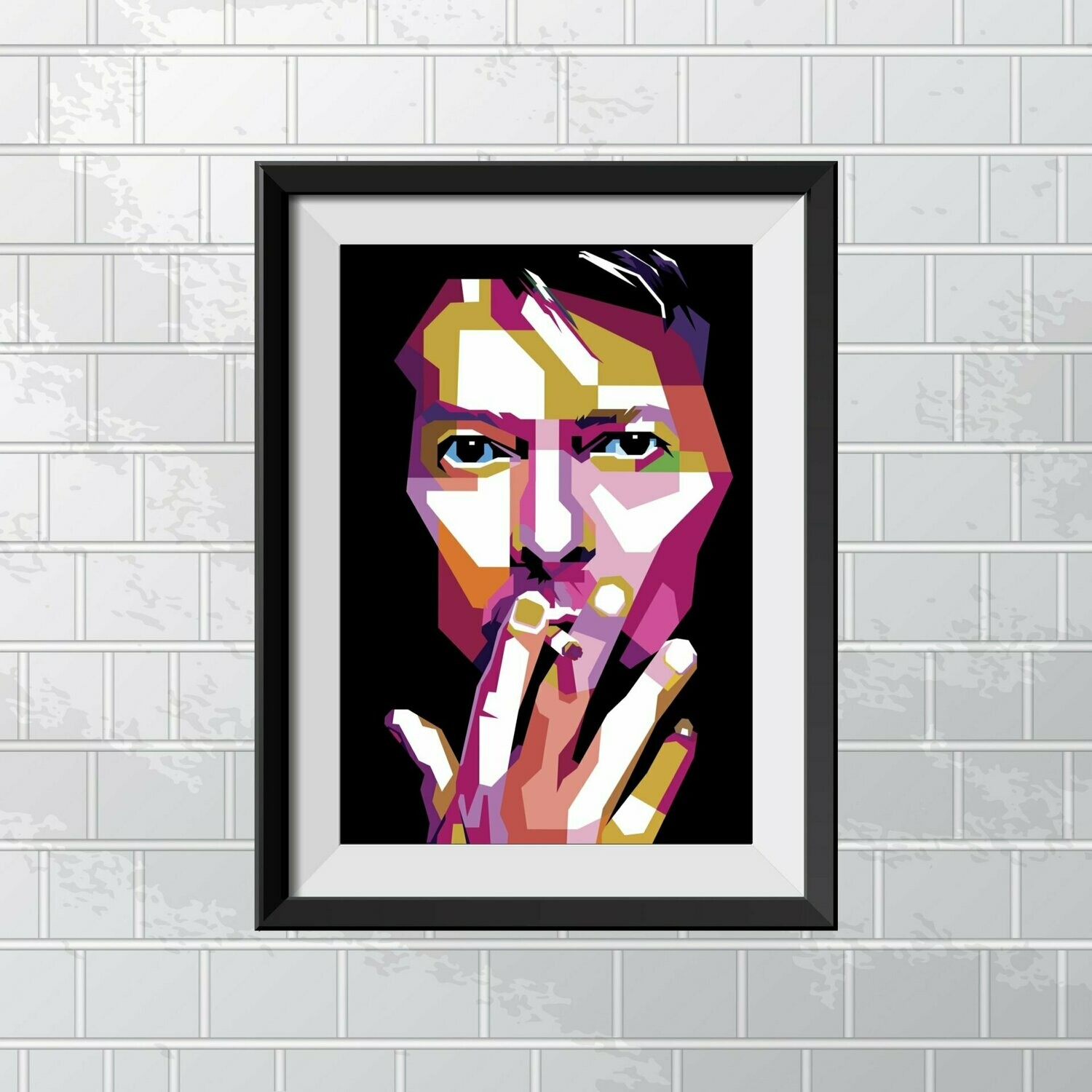 Smoking David Bowie Wall Art
