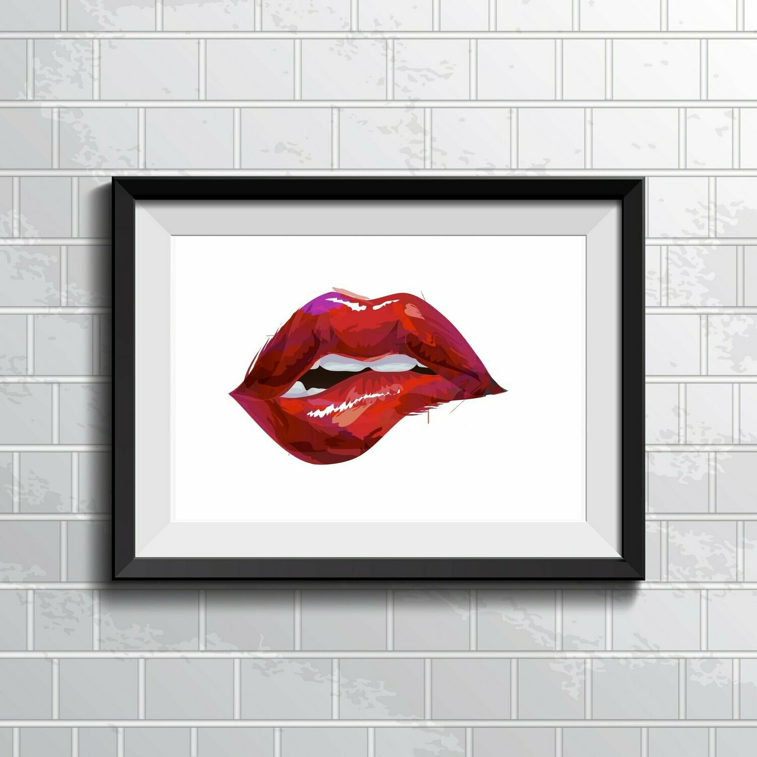 Luscious Lips Wall Art