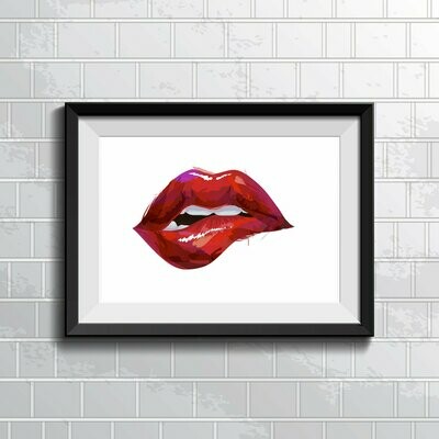 Luscious Lips Wall Art