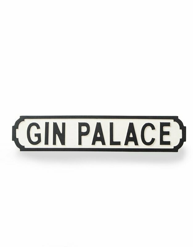 Gin Palace Road Sign