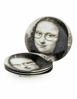 Wall Face Plate - Mona Lisa Glasses 7