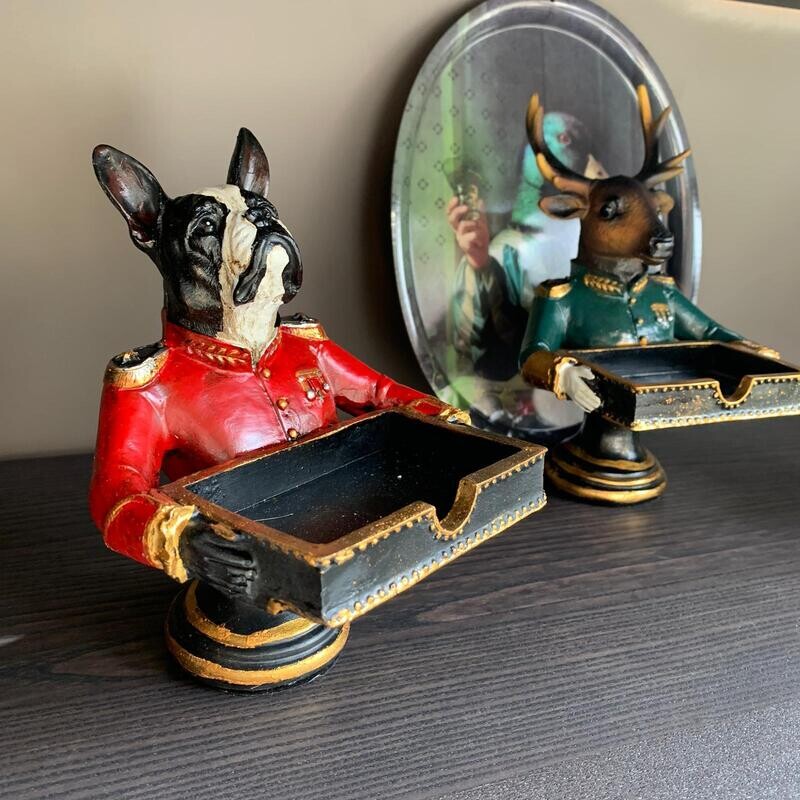 Gentry French Bull Dog Card Holder / Sweet Tray