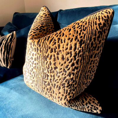 Leopard Print Texture Cushion 