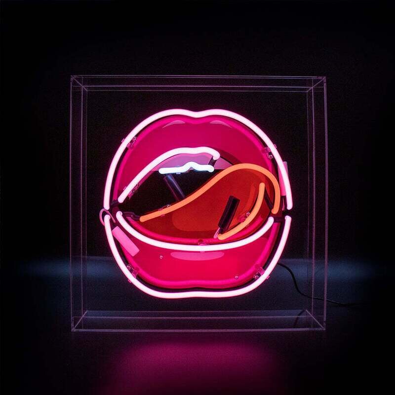 Luscious Lips Neon Sign