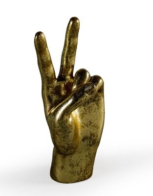 Gold Peace Hand