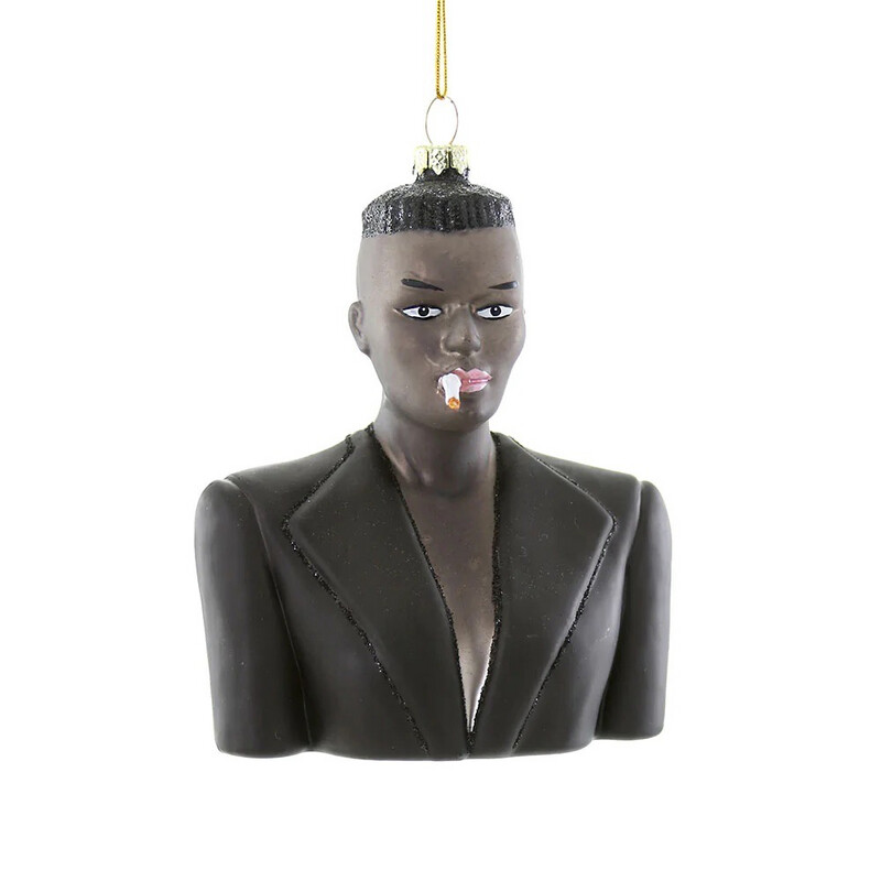 Grace Jones Tree Bauble Decoration