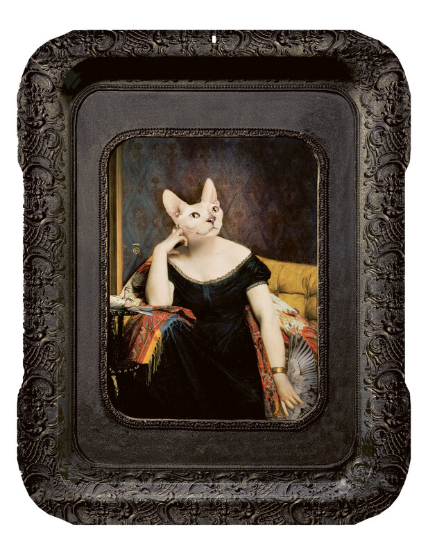 Galerie De Portraits Rectangular Tray Victoire - Ibride