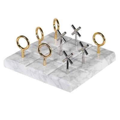 Marble Noughts & Crosses Board Game