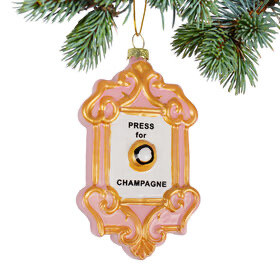 Press for Champagne Button Bauble