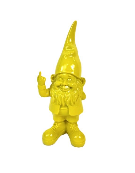 Naughty Gnome Small Yellow