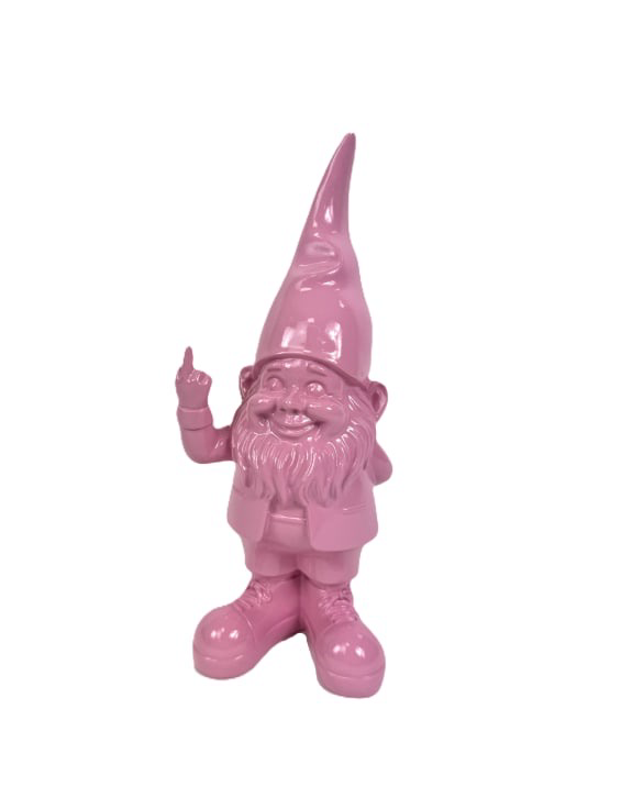 Naughty Gnome Large Pink