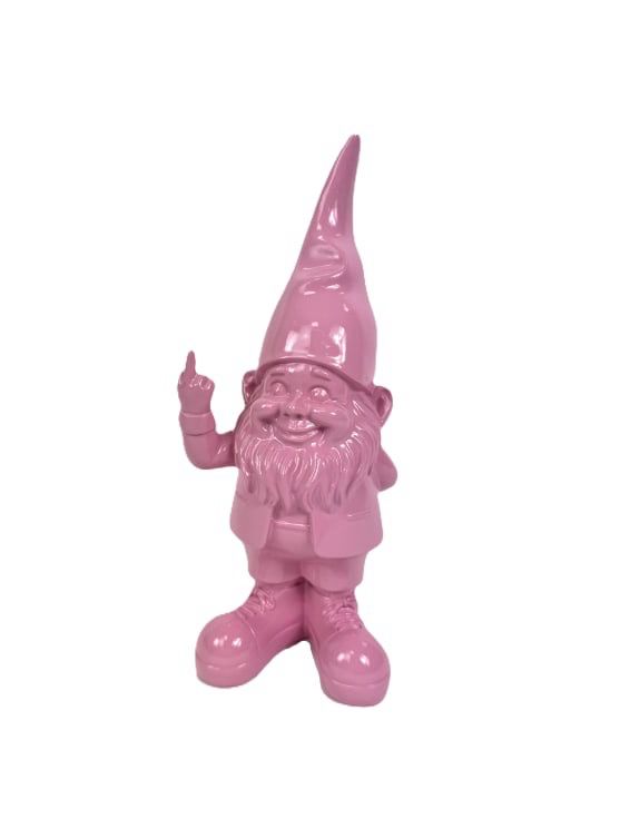 Naughty Gnome Large Pink