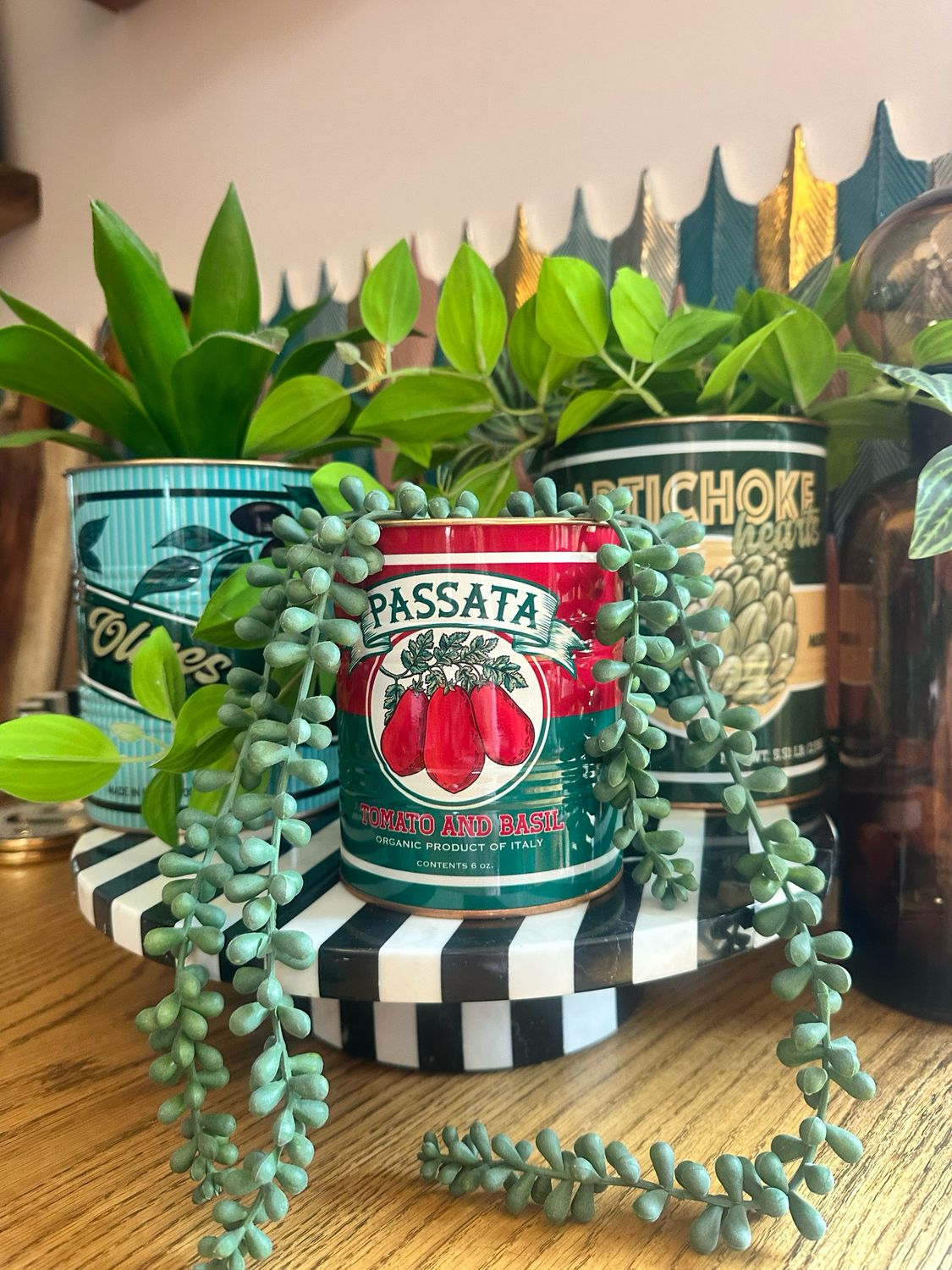 Artichoke, Olives & Passata Storage Tons Set Of 3