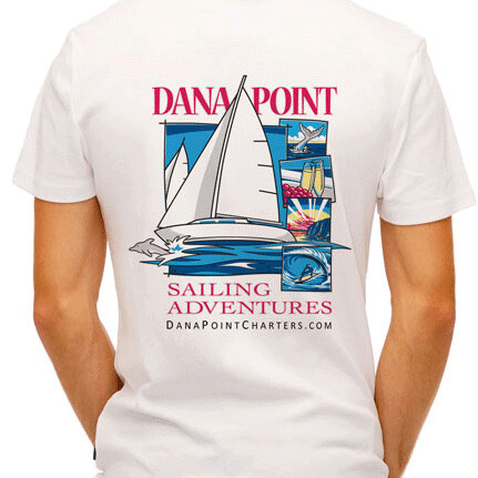 Dana Point Charters White T-shirt