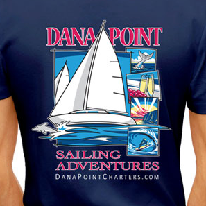 Dana Point Charters - Navy T-Shirt