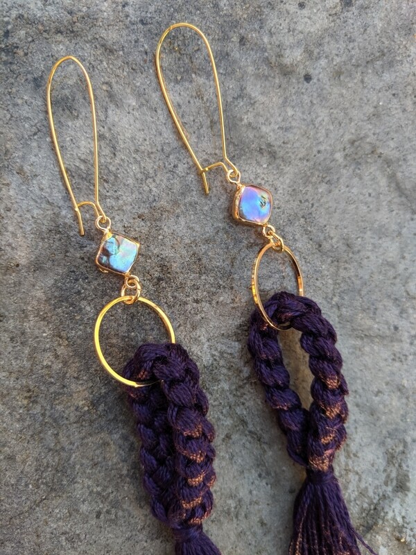 The Persephone // fresh water pearl earrings