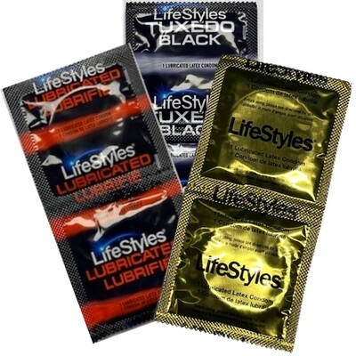 1 Dozen FREE LifeStyles Condoms (Random)