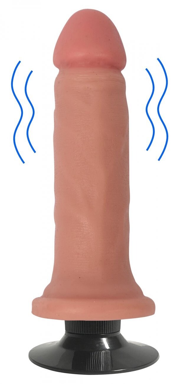 Jock Light Vibrating Dildo - 6-8 Inches, Size: 6 inch
