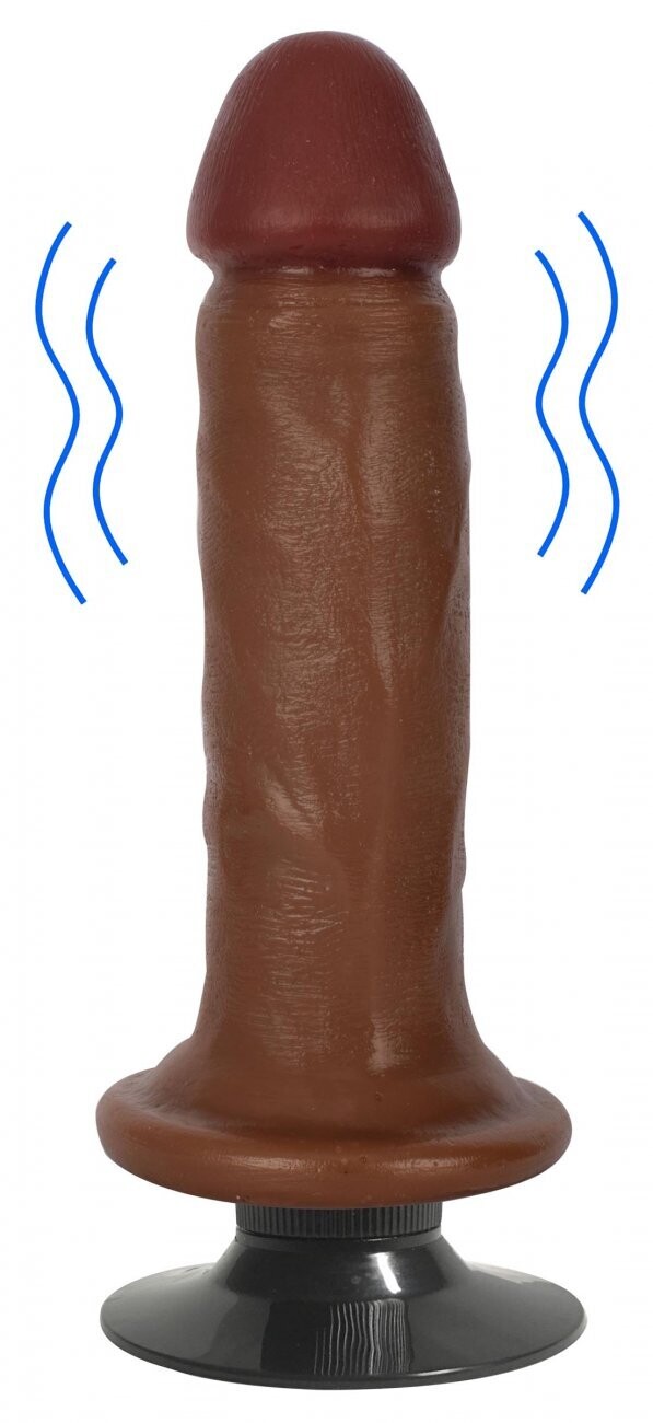 Jock Medium Vibrating Dildo - 6-8 Inch, Size: 6 inch