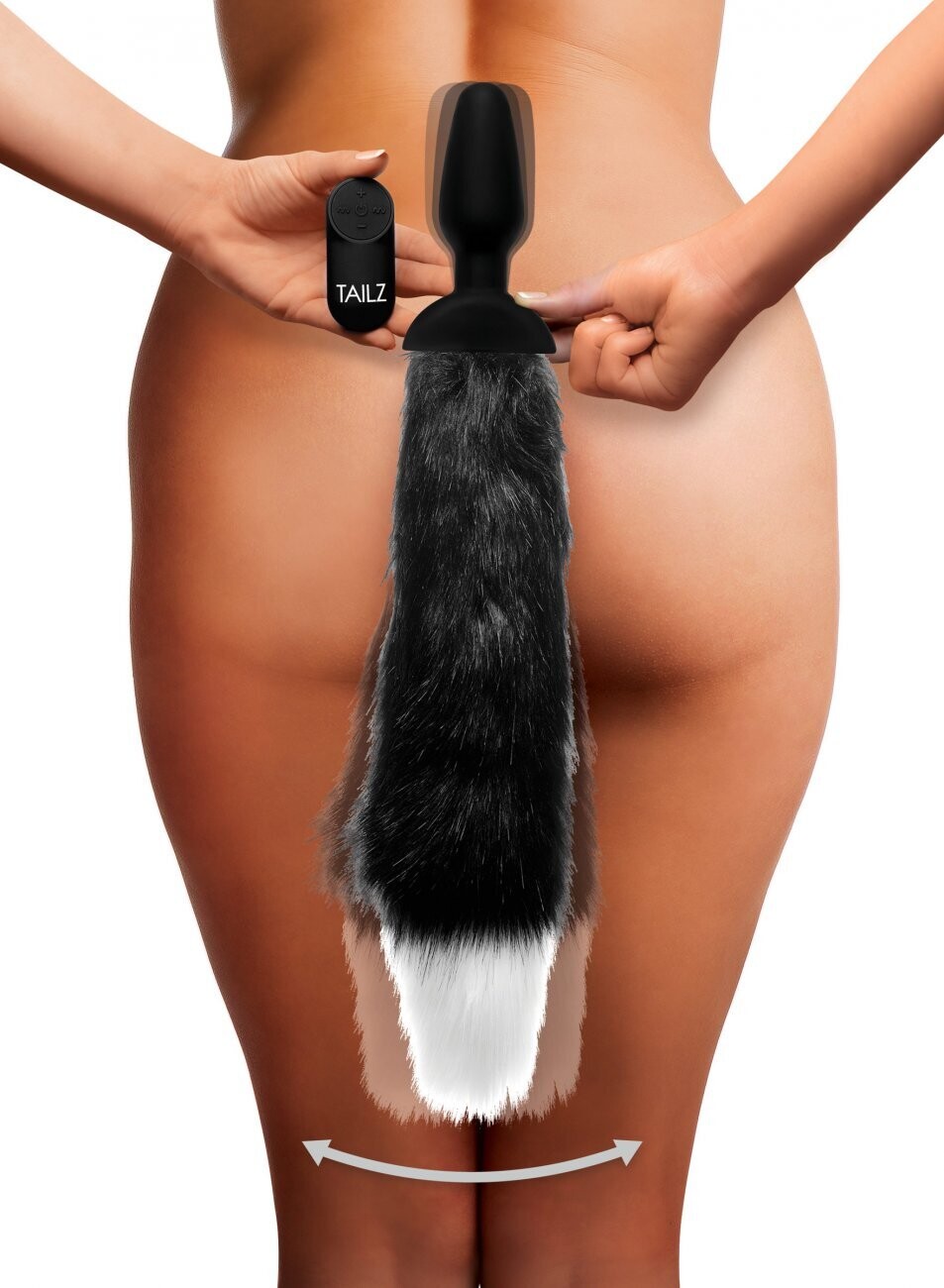 Remote Control Wagging Fox Tail Anal Plug