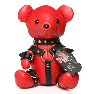 Gimp Teddy Bear in Red or Black