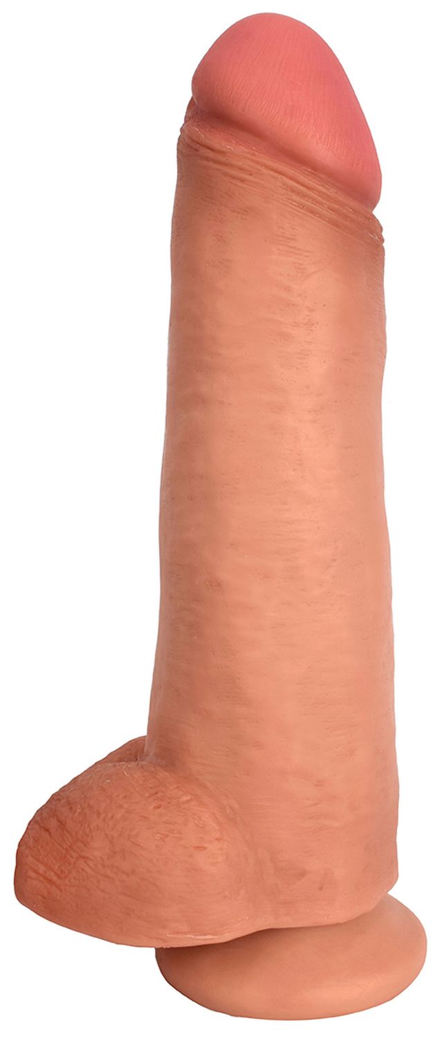 Jock 12 Inch Dong With Balls, Color: Flesh