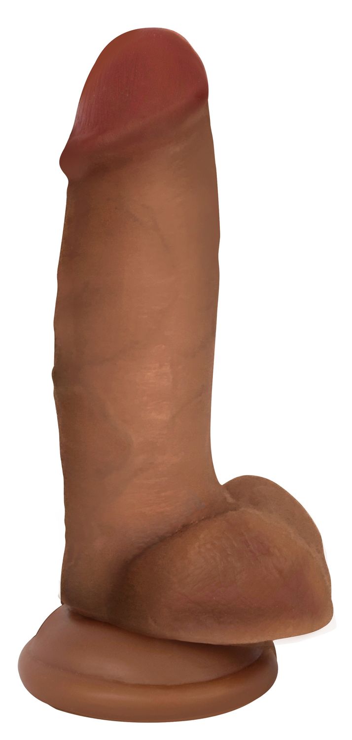 Jock Medium Suction Cup Dildo With Balls, Size: 7 Inch