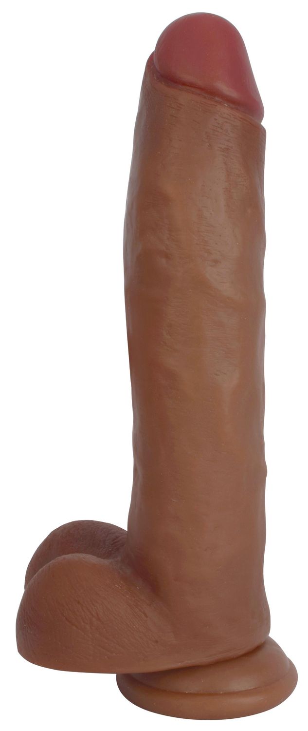 Jock Suction Cup Dildo With Balls, Size: 11 inch