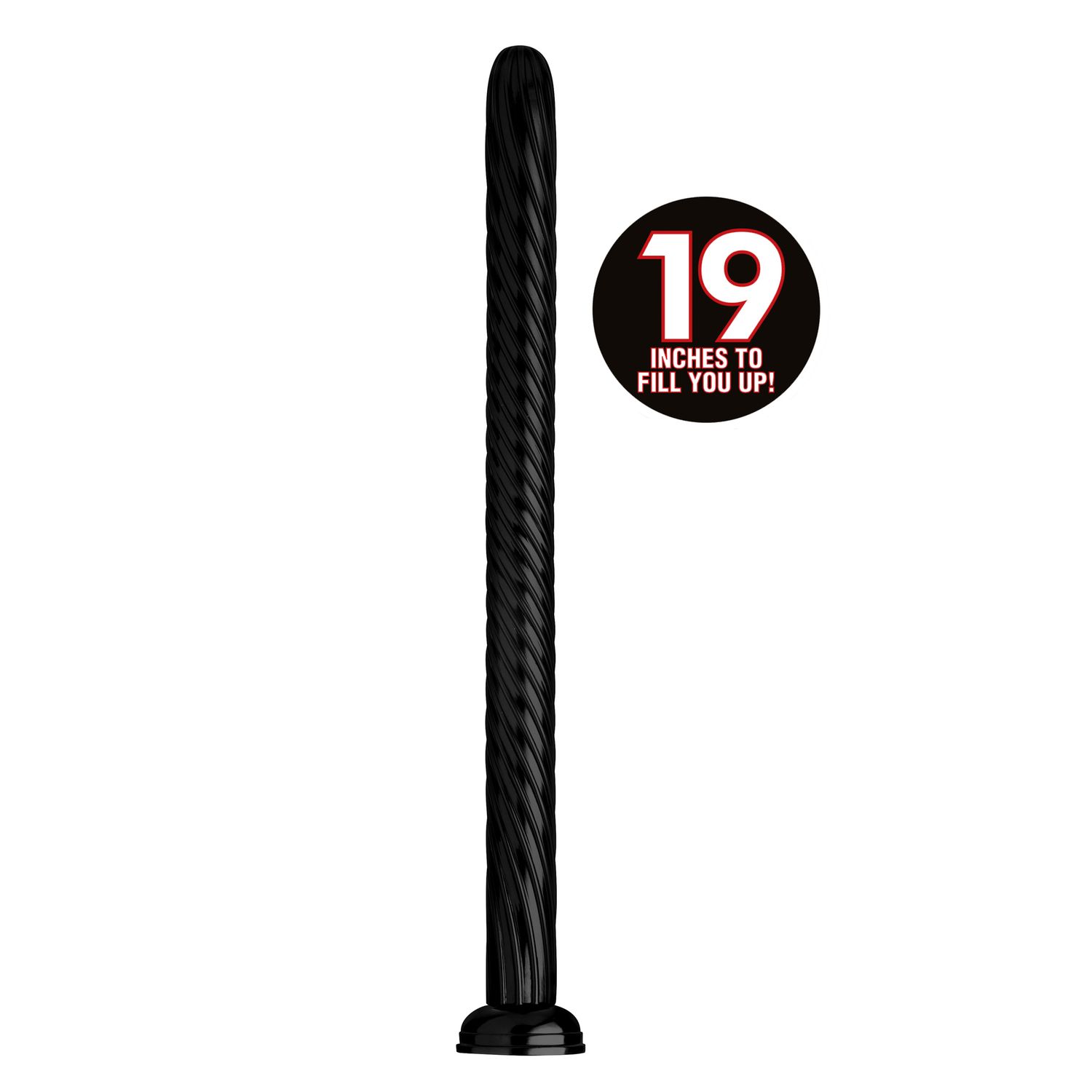 Hosed 19 Inch Anal Snake, Type: Spiral