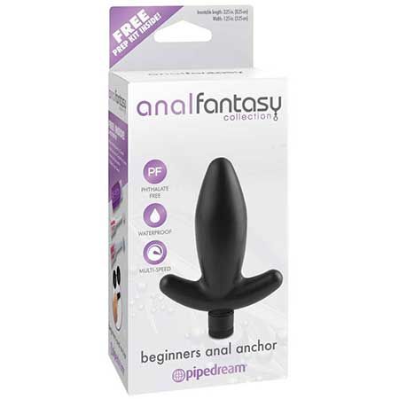 Pipedream Anal Fantasy Collection Vibrating Beginner&#39;s Anal Anchor Black