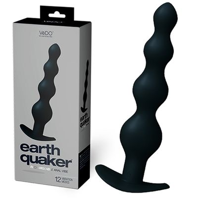 VeDO Earth Quaker Anal Vibe - Just Black - Men&#39;s