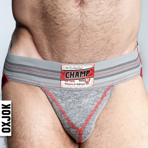 Oxballs Champ Vintage Sweatshirt-Jock Gray Heather