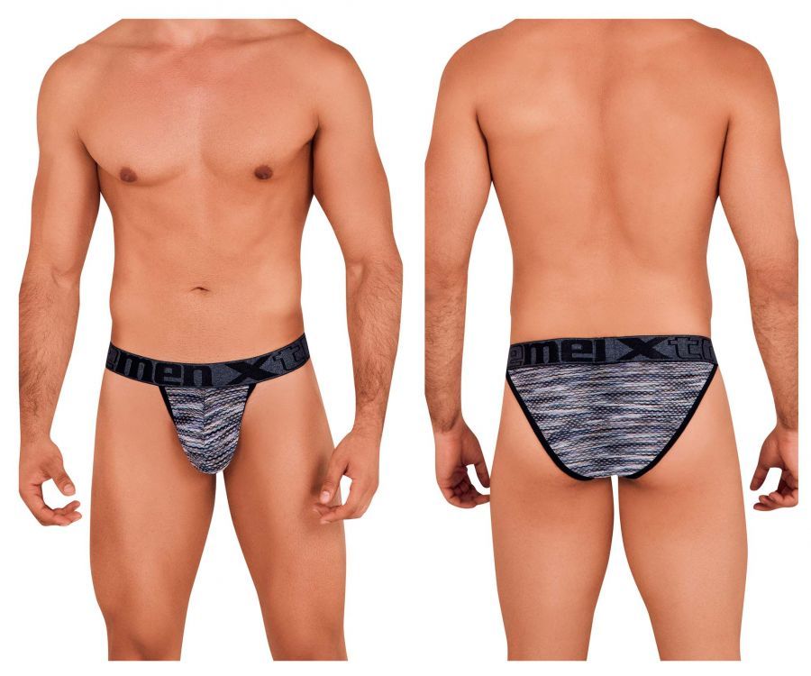  Microfiber Mesh Bikini , Color: Black, Size: XL