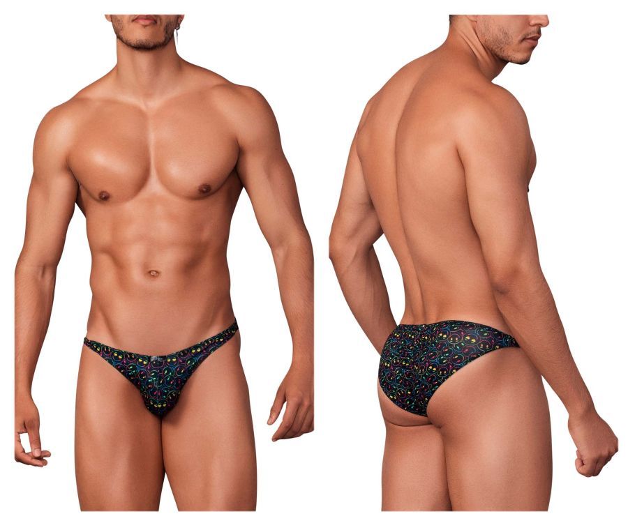  Printed Microfiber Bikini , Color: Smiley Face, Size: M