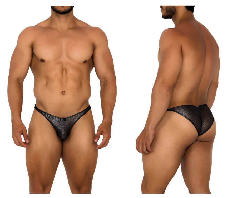  Tulle Mesh Bikini , Color: Black, Size: M