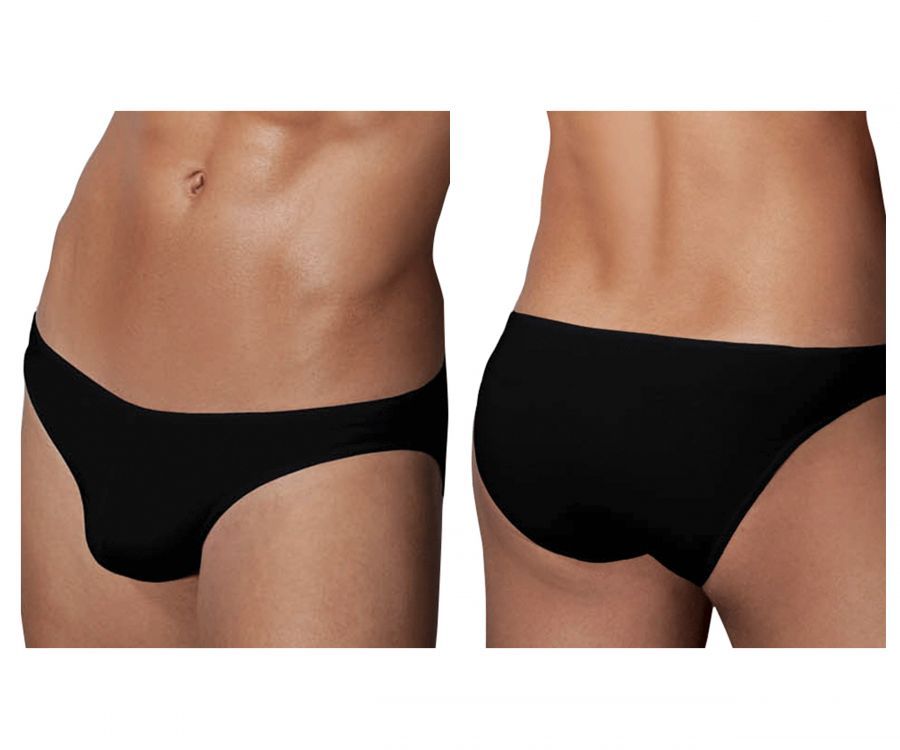  Hang-loose Bikini Brief , Color: Black, Size: L