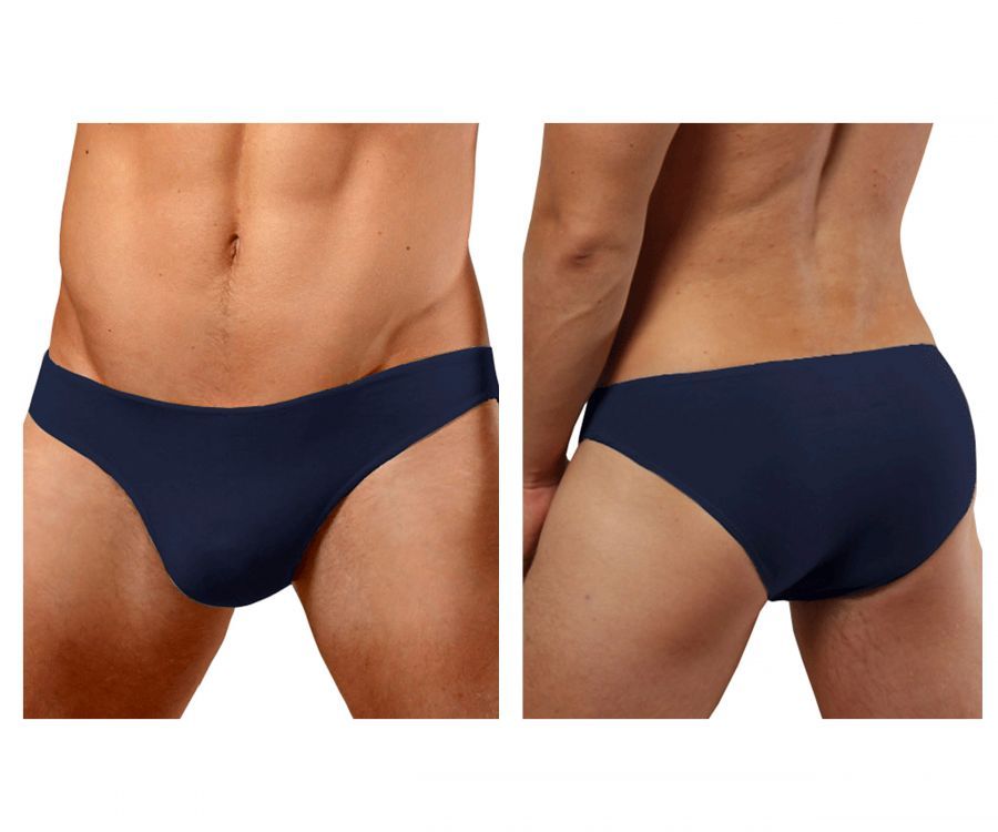  Hang-loose Bikini Brief , Color: Navy Blue, Size: L