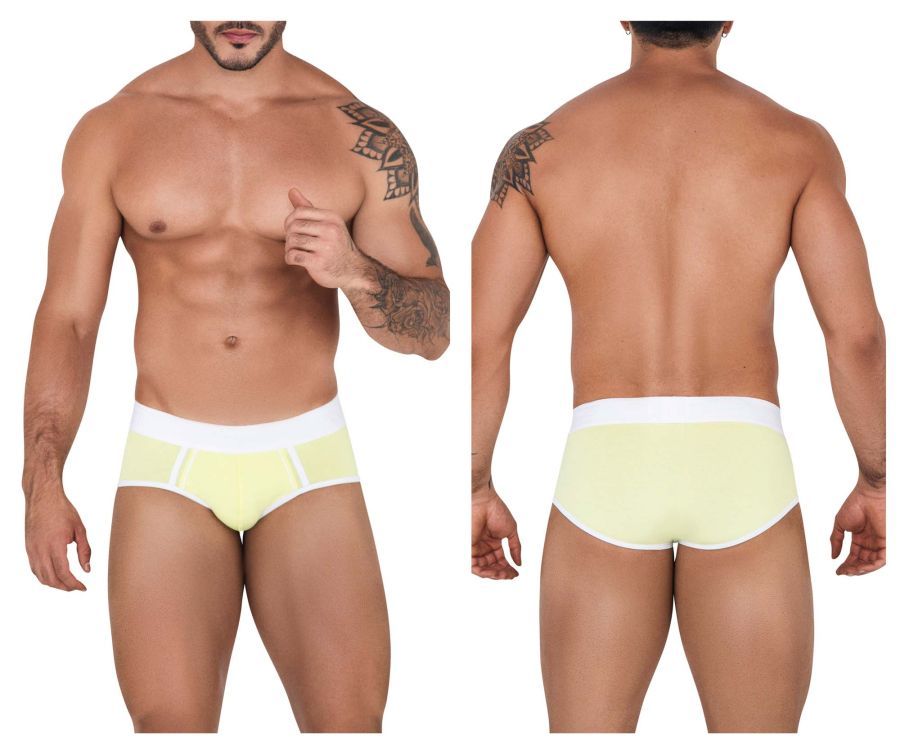  Tethis Briefs , Color: Yellow, Size: S