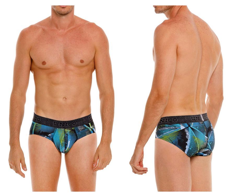  Trino Briefs , Color: 99-Printed, Size: L